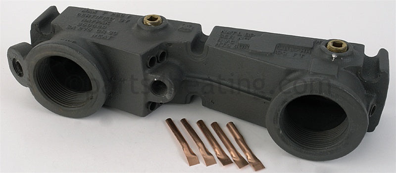 Raypak Inlet/Outlet Header Cast Iron - Part Number: 002215F