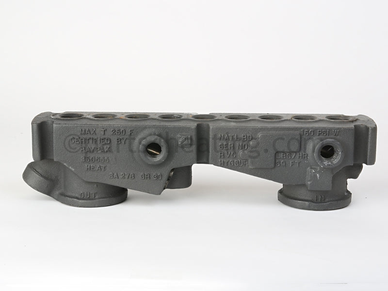 Raypak Inlet/Outlet Header Cast Iron [N] - Part Number: 002217F