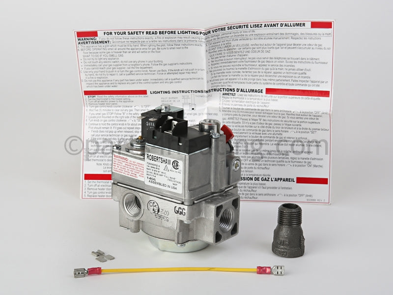 Raypak Combination Valve Nat. Std. Robertshaw 2 Stage [H3] - Part Number: 004824F