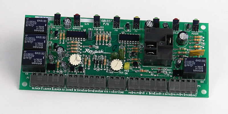 Raypak Printed Circuit Board - Central Point Wiring - Part Number: 007146F