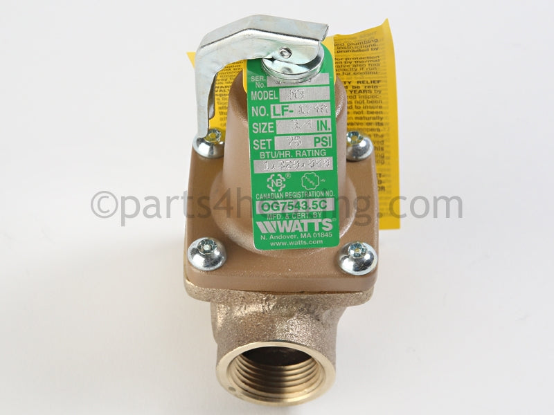 Raypak Prv 75 Psi - Part Number: 007223F