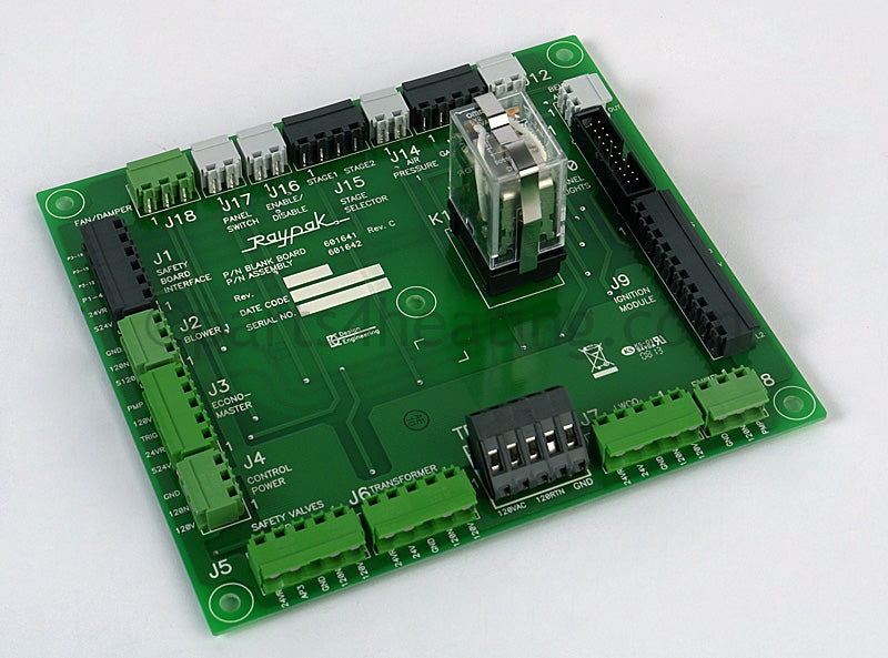 Raypak Printed Circuit Board Cpw - Part Number: 007898F