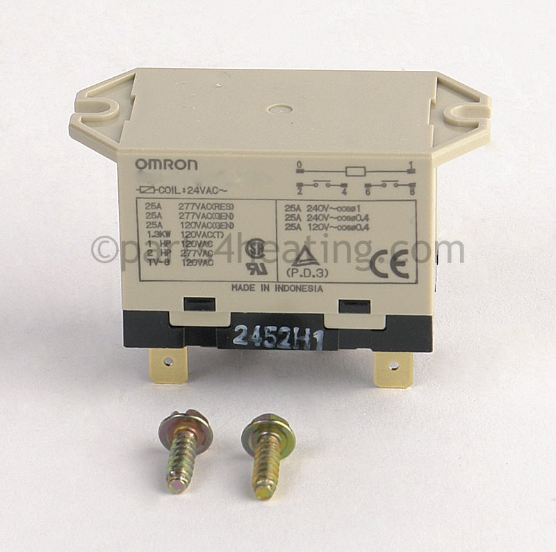 Raypak Relay Dpst 24 Vac - Part Number: 007925F