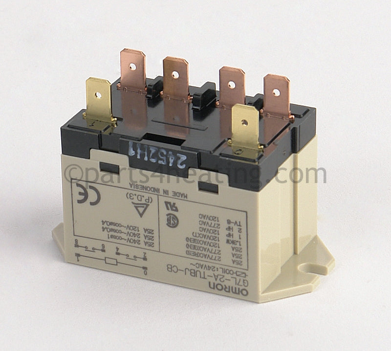 Raypak Relay Dpst 24 Vac - Part Number: 007925F