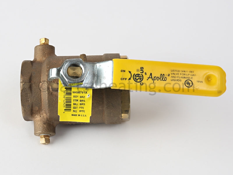 Raypak Manual  In.A In. Valve 1-L/2 In. [Tb] - Part Number: 007933F