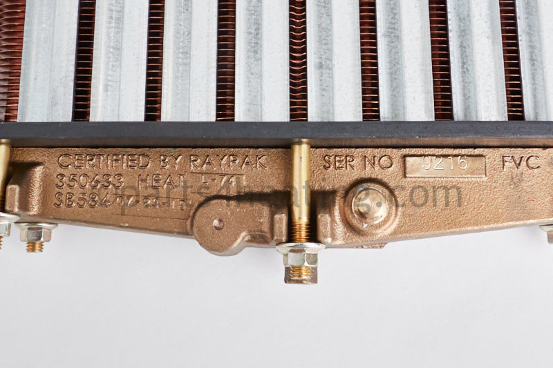 Raypak Heat Exchanger Assy. Brass - Part Number: 008011F