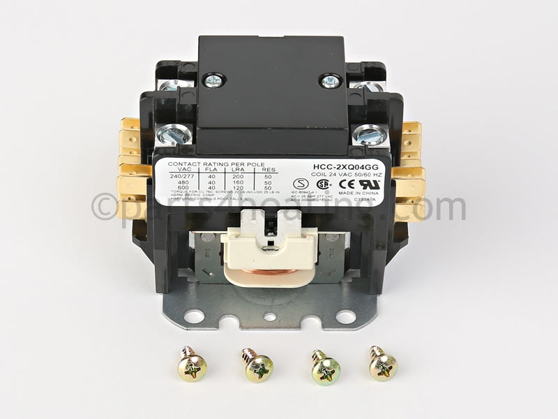 Raypak Contactor Dpst 24Vac 50A - Part Number: 009860F