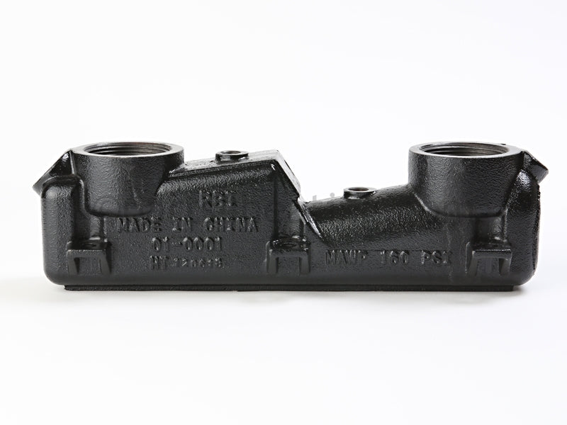 Rbi Inlet/Outlet Header, Cast Iron (Mod) - Part Number: 01-0001M