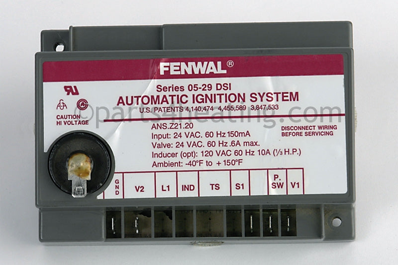 Fenwal Controls Inc. Ignition Control Direct Spk 24 Vac Csa - Part Number: 05-296623-751