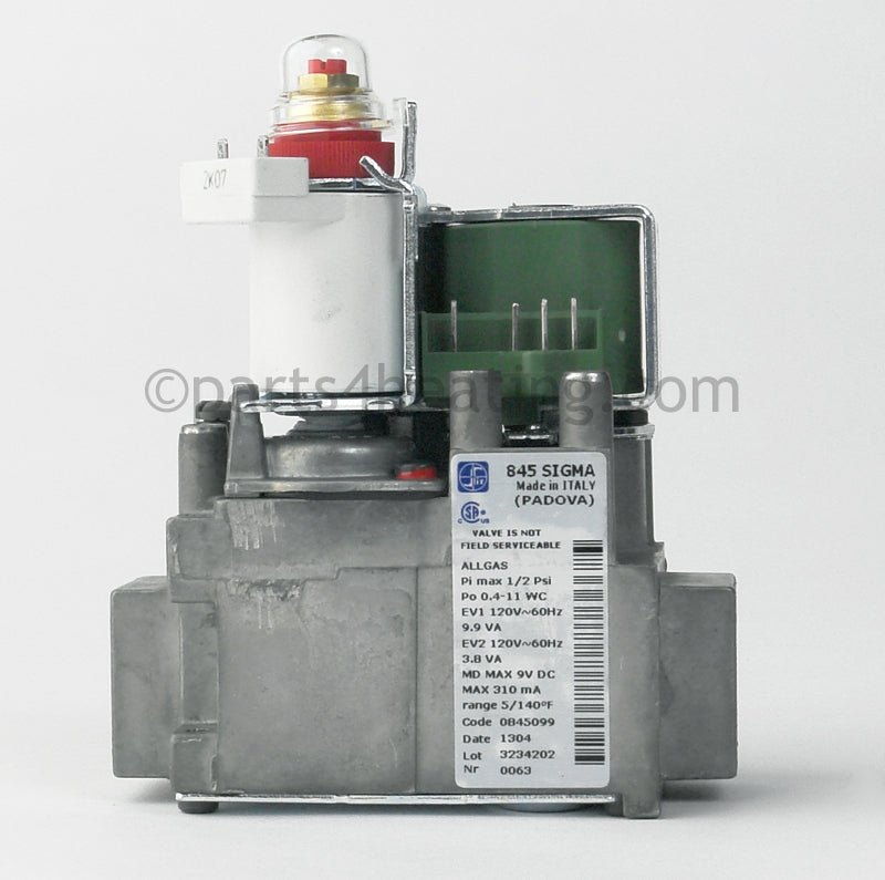 Padova Gas Valve Sit 845 Sigma 120V - Part Number: 0845099