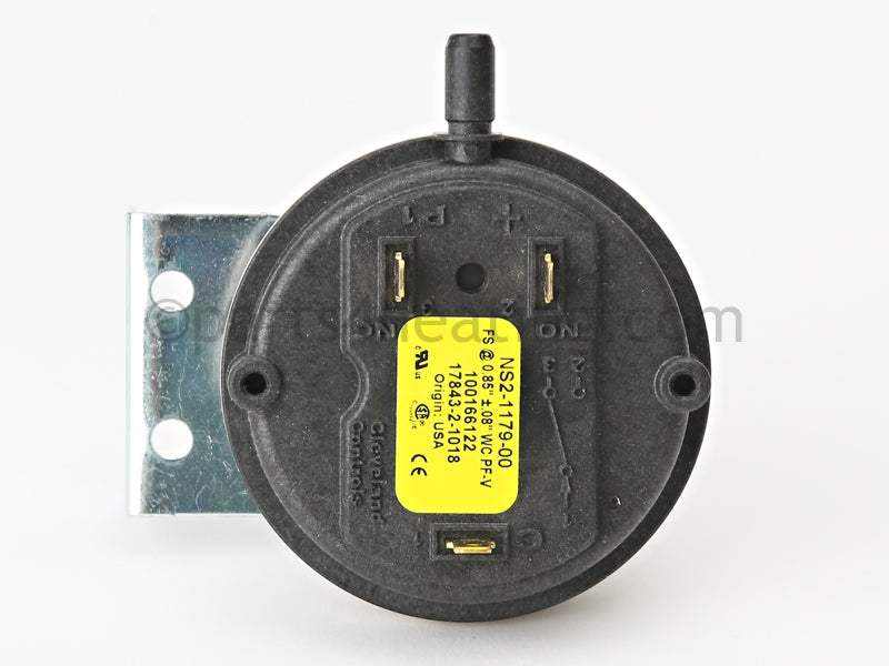 Lochinvar Switch,Pressure,.85 In. Wc - Part Number: 100208384