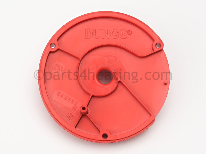 Burnham 9Mm Swirlplate (Red) - Part Number: 101054-01