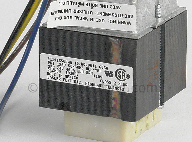 Reznor Txfr - Part Number RZ103055