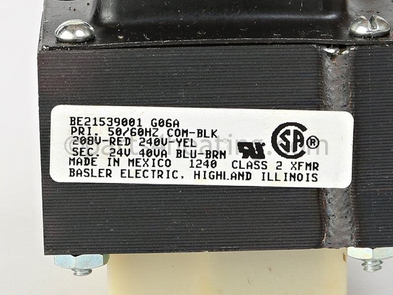 Reznor Transformer Be21539001 - Part Number RZ103497