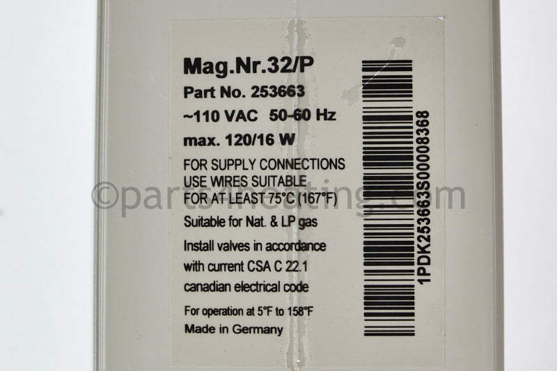 Ath Gas Valve Mbc - Part Number: 11-00001-001