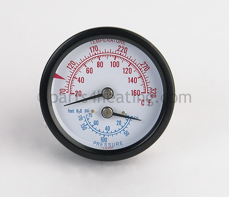 Utica Temperature - Pressure Gauge - Part Number: 1260006