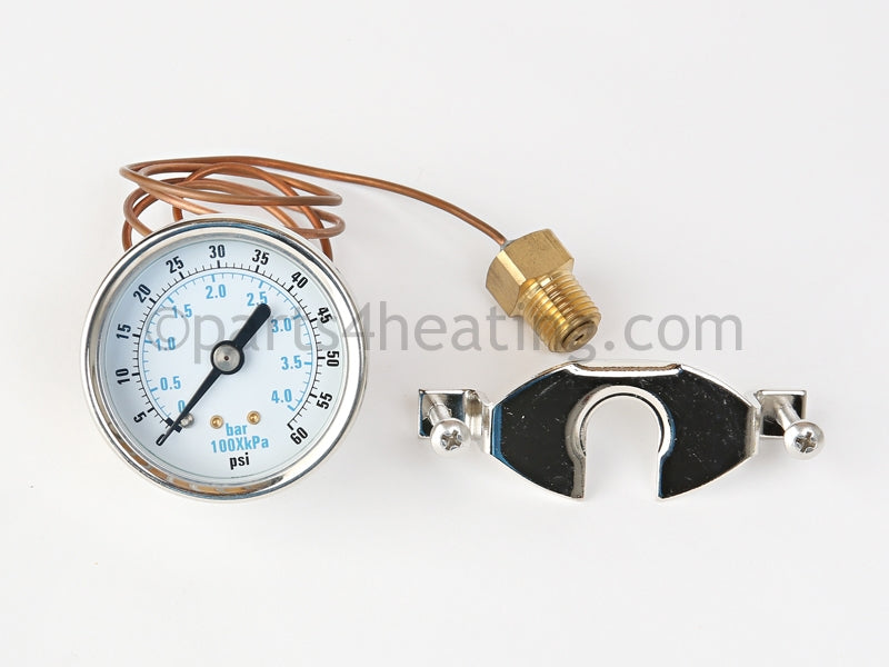 Dunkirk Pressure Gauge W/Capillaries - Part Number: 1260007