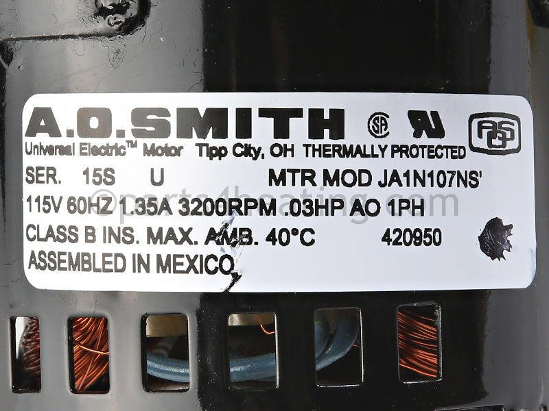 Crown Draft Inducer Motor Assy.(Uca) - Part Number: 16-885
