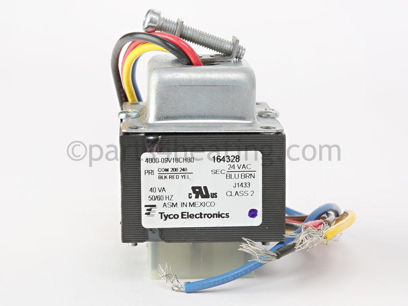 Reznor Transformer, Products Unlimited #4000-09V18Ch80, 40Va, 208/230V To 24V - Part Number RZ164328