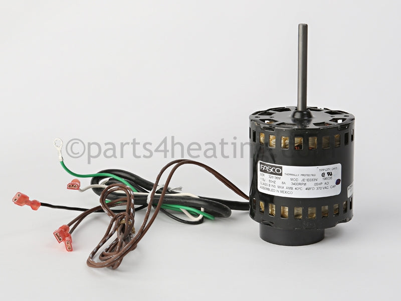 Reznor Rz 196036 Fasco Je1E033N Venter Motor, 115V - Part Number RZ196036