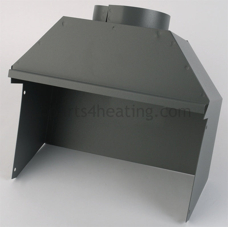 Laars Heating Systems Draft Diverter, Jvii 75, Square Cornered Jacket, Before 2004 - Part Number: 20034802