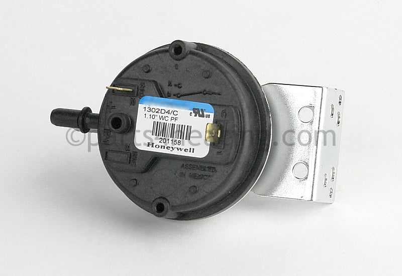 Reznor Pressure Switch, 0 To 6000 Ft., 1.10 In. W.C., Blue - Part Number RZ201158