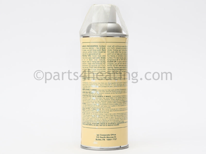 Reznor Cabinet Touchup Spray, 11 Oz. Spray Can, White - Part Number RZ201805