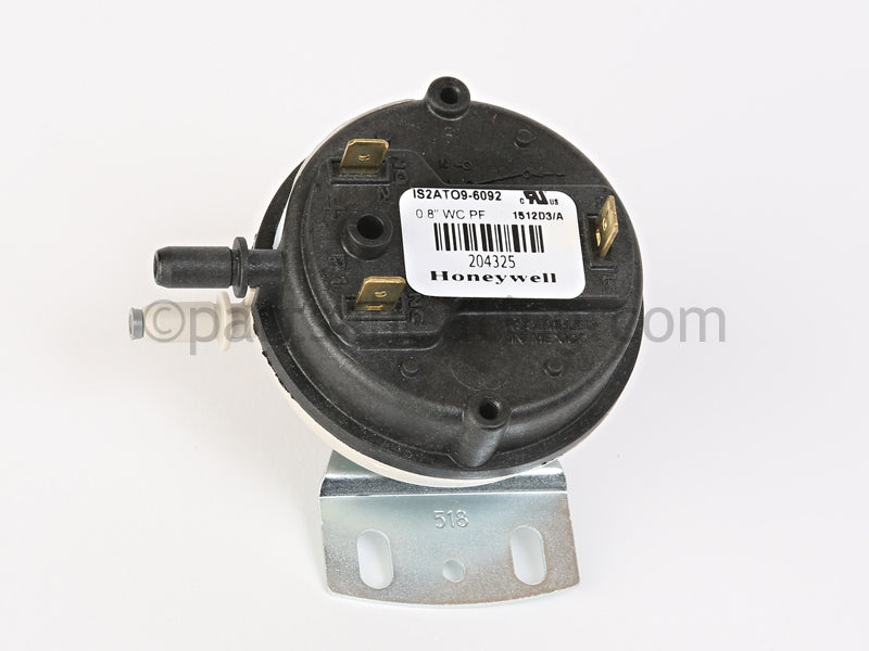 Reznor Combustion Air Pressure Switch, Is20080053S5161, 0.8 In. Wc Pf - Part Number RZ204325