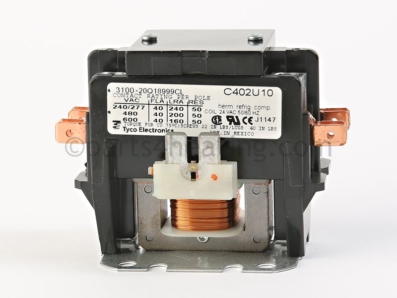 ECR International Contactor,40A, El, Ht, 7+10 Kw - Part Number: 240000499