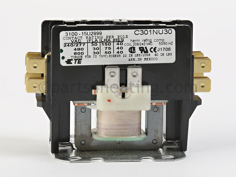 ECR International Contactor, Compressor - Part Number: 240002653