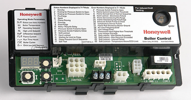 Dunkirk S9381A Integrated Boiler Control - Part Number: 240009282