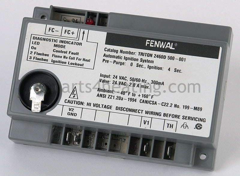 Fenwal Controls Inc. 24Volt Ignition Control - Part Number: 2460D500-001