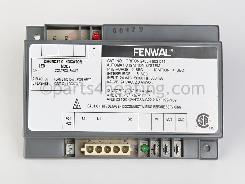 Fenwal Controls Inc. Ignition Control Module Replacement - Part Number: 2465H903-011