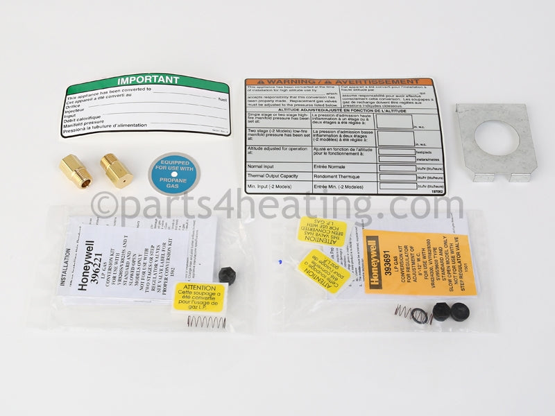 Reznor Conv Kit Nat To Lp Udap30-45 - Part Number: RZ269835