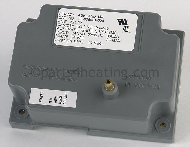 Fenwal Controls Inc. 24 Vac Direct Spark Csa - Part Number: 35-605601-005