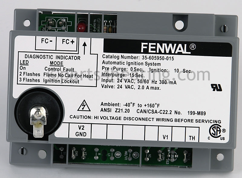 Fenwal Controls Inc. Ignition Control Board - Part Number: 35-605950-015