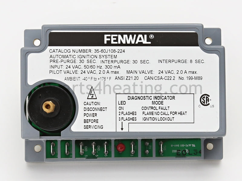 Fenwal Controls Inc. Ignition Control Module Csa Johnson Replacement - Part Number: 35-60J108-224