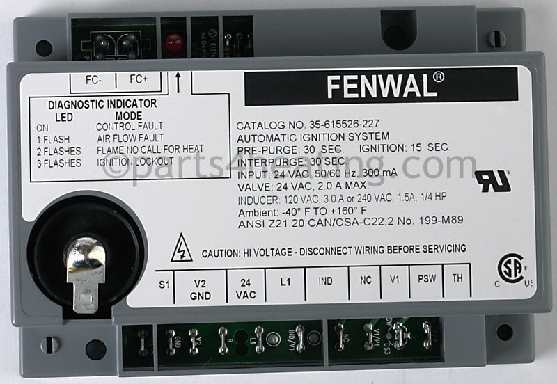 Fenwal Controls Inc. Ignition Control Module - Part Number: 35-615526-227