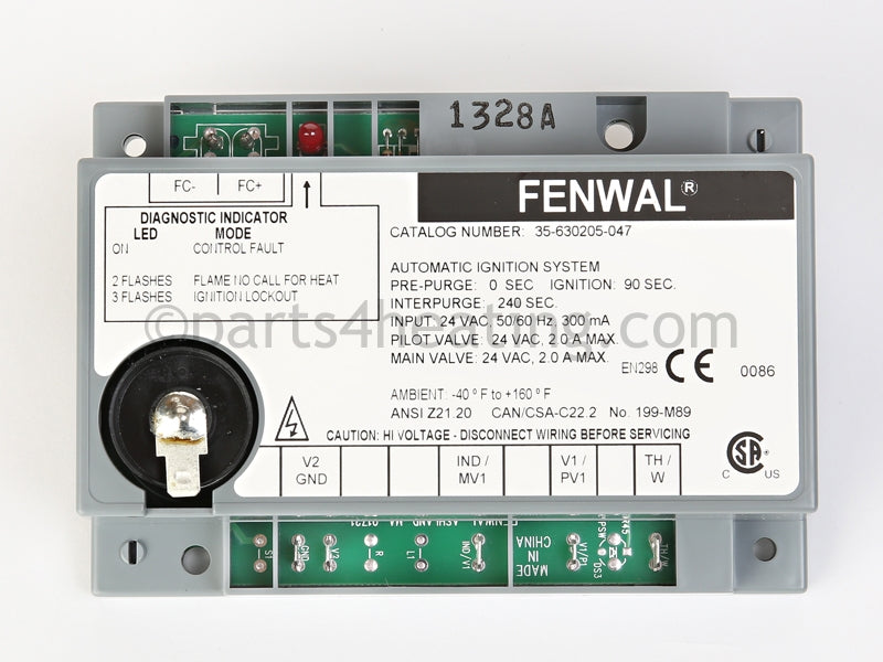 Fenwal Controls Inc. Ignition Control Board - Part Number: 35-630205-047