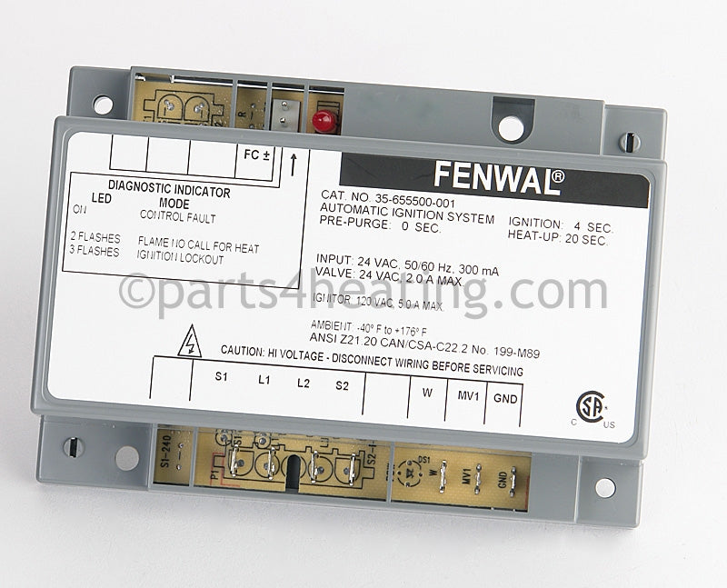 Fenwal Controls Inc. Ignition Control Module - Part Number: 35-655500 ...