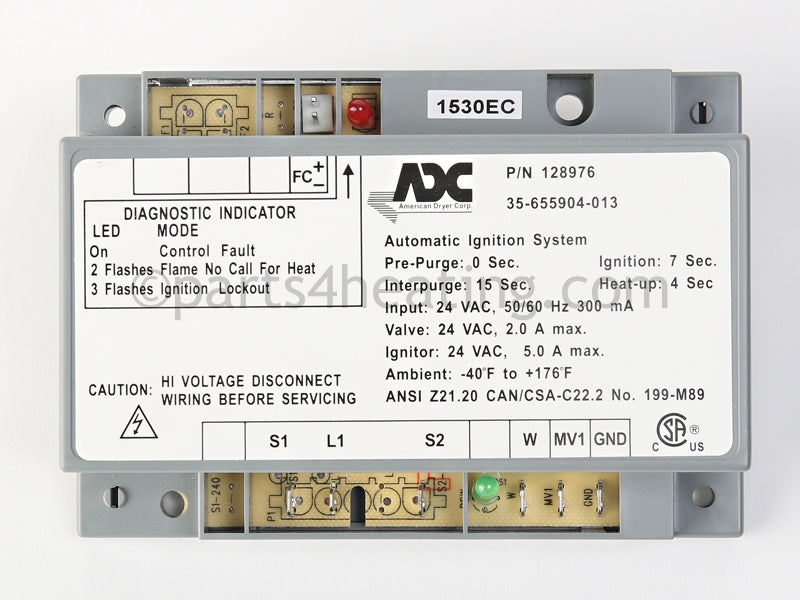 Fenwal Controls Inc. Ignition Control Module - Part Number: 35-655904-013