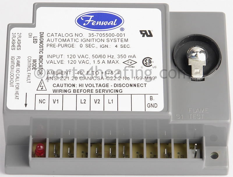 Fenwal Controls Inc. Ignition Control 120 Vac Dsi - Part Number: 35-705500-001