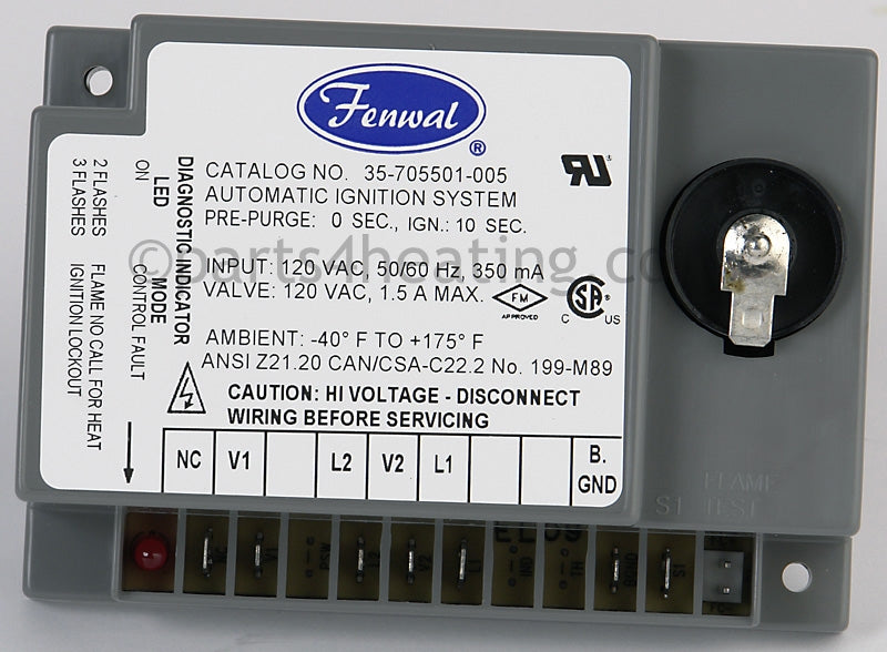 Fenwal Controls Inc. Ignition Control Board - Part Number: 35-705501-005