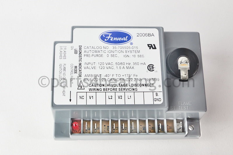 Fenwal Controls Inc. Ignition Control Module - Part Number: 35-705505-015