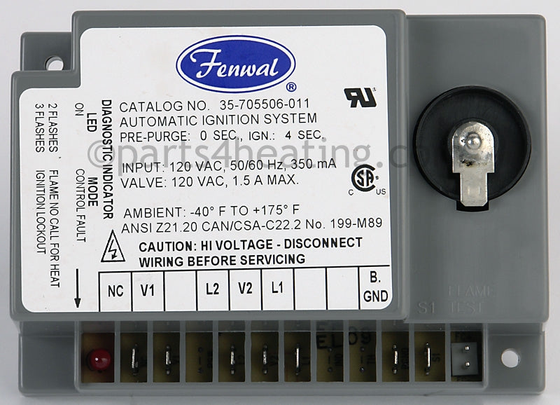 Fenwal Controls Inc. Ignition Control Board - Part Number: 35-705506-011