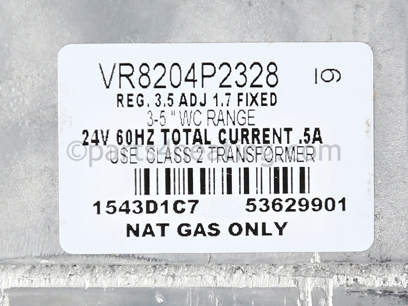 Crown Honeywell Vr8204C2328 Gas Valve (Nat Gas) - Part Number: 3507400