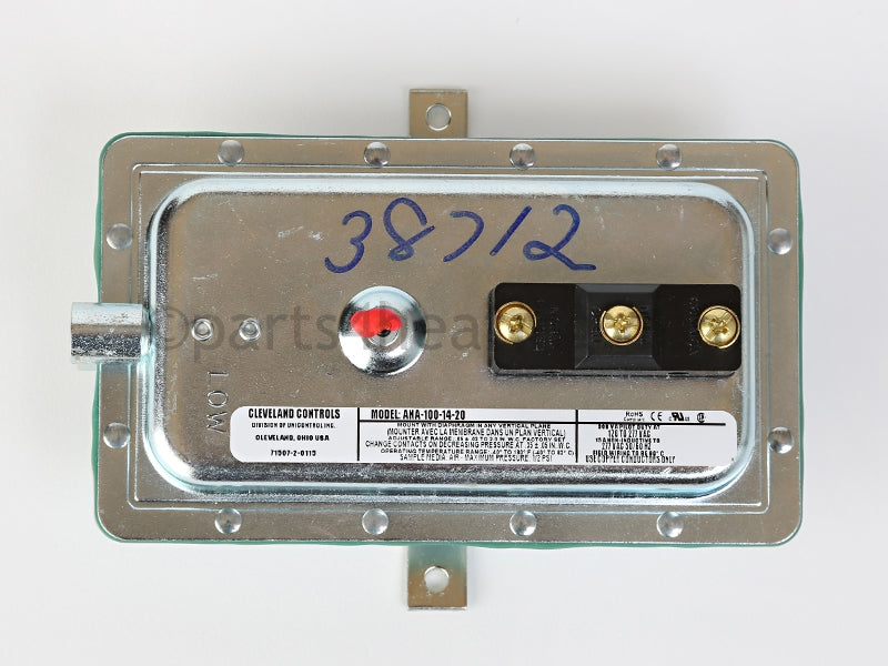 Reznor Combustion Air Pressure Switch For Sc Units Manufactured Prior To Series 3 - Part Number: 38712