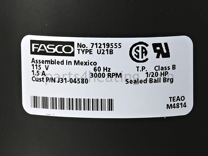 Sterling Btu/Tf 300-400 Power Venter Assembly - Part Number: 507R04595