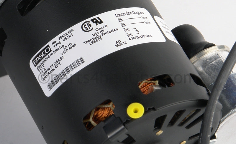 ECR International Fan Blower - Part Number: 5612802