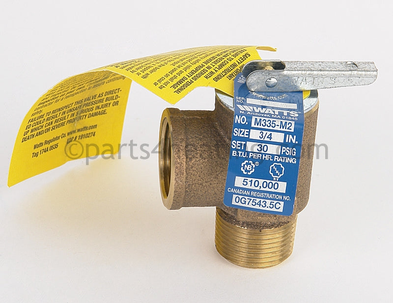 Baxi Safty Valve Assy .30 Psi - Part Number: 5669850